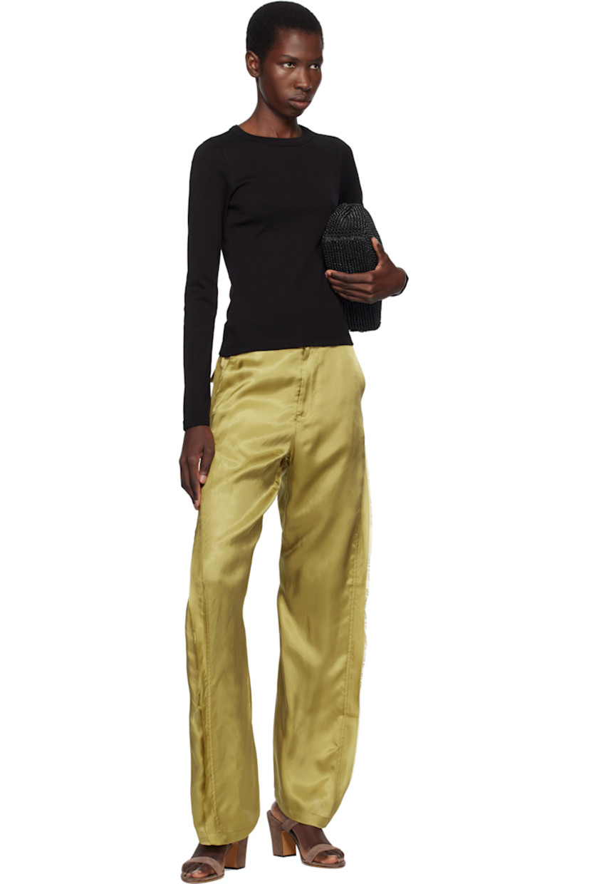 Organic cotton jersey T-shirt.

· Rib-knit crewneck and cuffs
· Central seam at back

Supplier color: Black