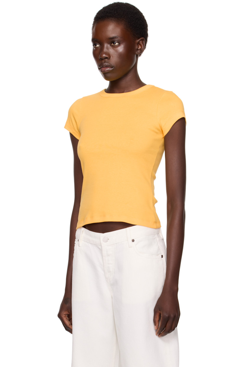 Organic cotton jersey T-shirt.

· Rib-knit crewneck
· Central seam at back

Part of the exclusive SSENSE HEAT capsule.

Supplier color: Mango