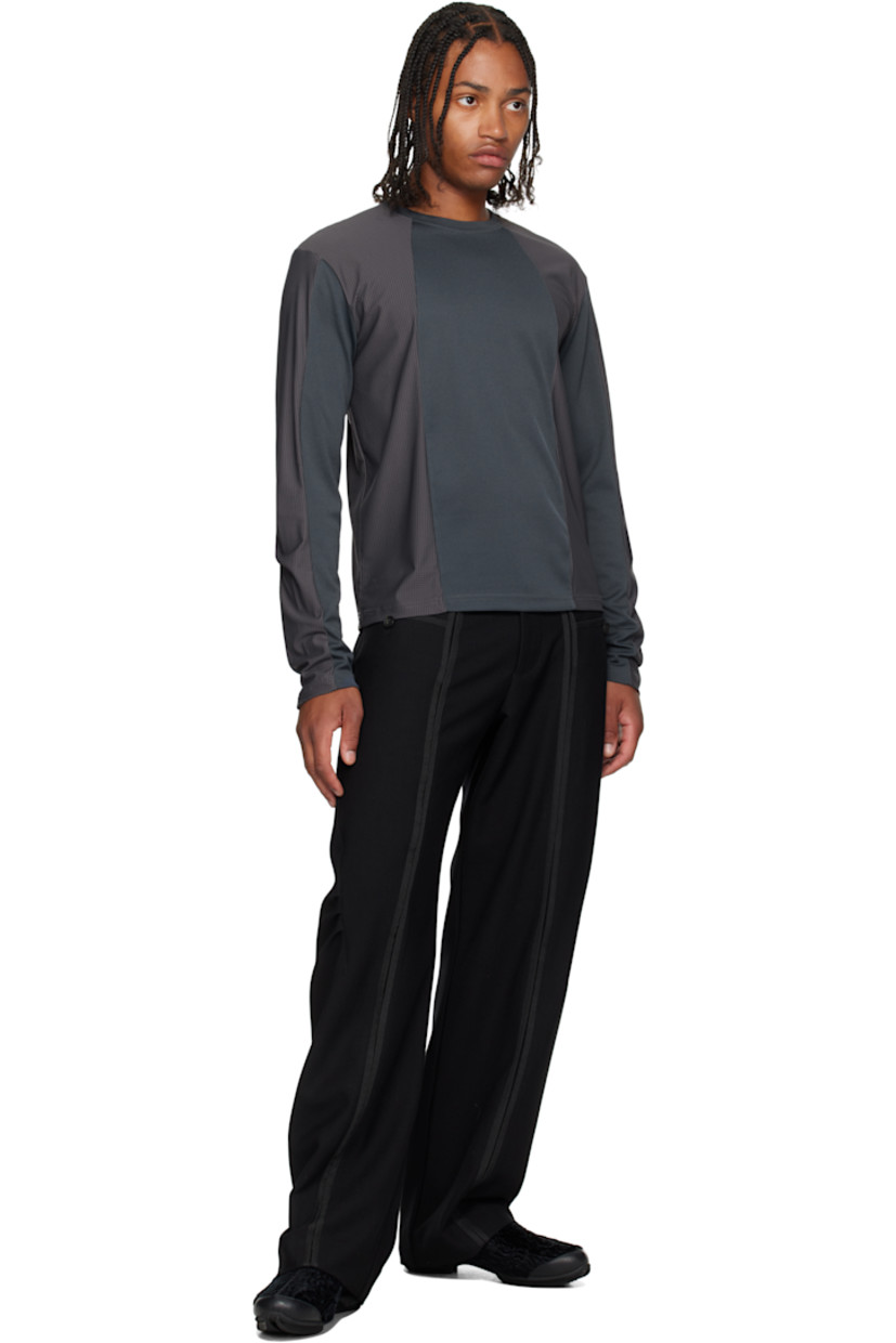 Faux-fur and pebble-grained leather loafers.

· Blanket stitching at vamp
· Logo hardware at outer side
· Concealed elasticized gusset at inner side
· Collapsible heel counter
· Buffed leather lining
· Treaded rubber sole

Supplier color: Astrakan black