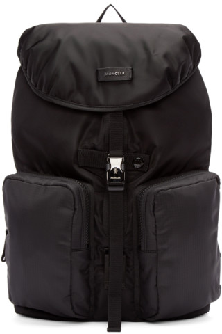 Moncler: Black Multi-Pocket Backpack | SSENSE