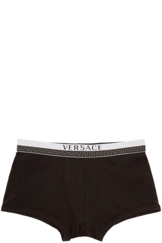 Versace Underwear: Black Boxer Briefs | SSENSE