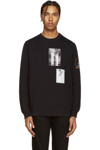 Givenchy: Black Patches Pullover | SSENSE