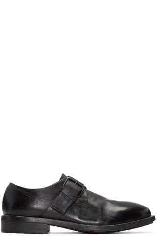 Marsèll: Black Sassolo Monkstraps | SSENSE