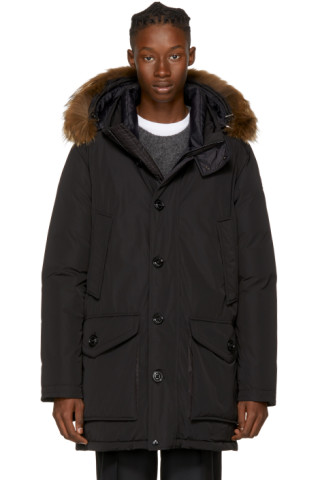 moncler black down river parka moncler black down river parka