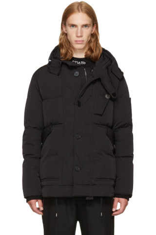 Givenchy: Black Down Puffer Jacket | SSENSE