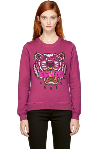 Kenzo: Pink Tiger Sweatshirt | SSENSE