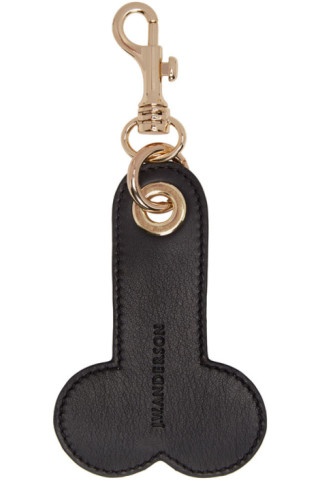 J.W. Anderson: SSENSE Exclusive Black & White Penis Keychain | SSENSE