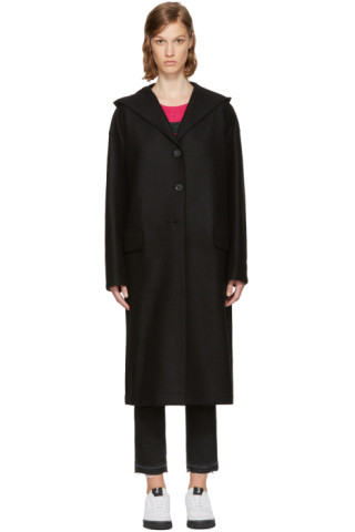 Harris Wharf London: SSENSE Canada Exclusive Black Wool Oversized ...