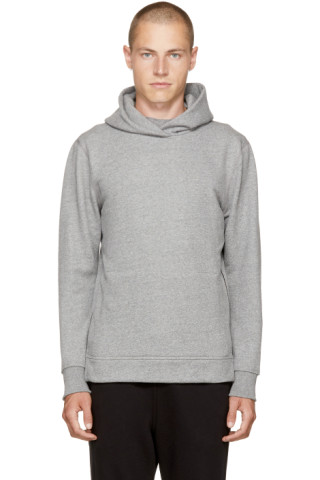 John Elliott: Grey Villain Hoodie | SSENSE