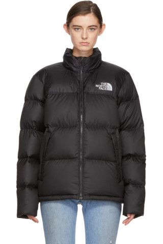 The North Face: Black Down Novelty Nuptse Jacket | SSENSE