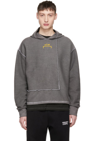 A-COLD-WALL*: Grey Signature Hoodie | SSENSE