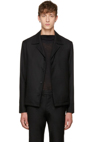 Mackintosh 0004: Black Button-Up Jacket | SSENSE