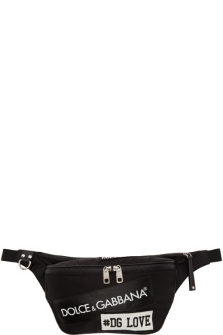 Dolce & Gabbana: Black 'Millennials' Fanny Pack | SSENSE Canada