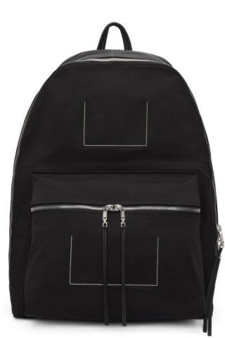 Rick Owens: Black Mega Backpack | SSENSE