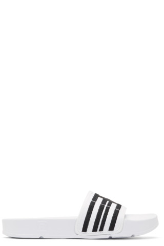 Baja East White Fila Edition Drifter Slides Baja East White Fila Edition Drifter Slides