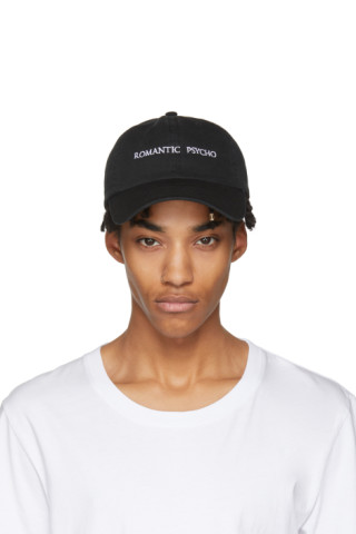 Nasaseasons: Black 'Romantic Psycho' Cap | SSENSE