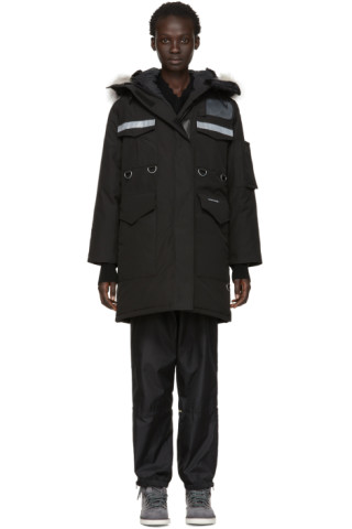 Canada Goose: Black Down Resolute Parka | SSENSE