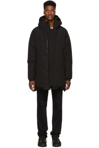 Moncler: Black Crepel Jacket | SSENSE 