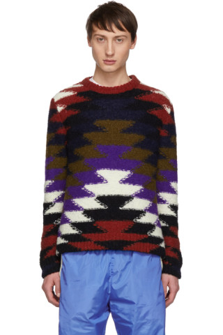 Moncler: 2 Moncler 1952 Multicolor Crewneck Sweater | SSENSE
