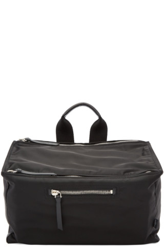 Givenchy: Black Pandora Messenger Bag | SSENSE