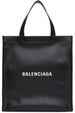 Balenciaga: Black Small Market Shopper Tote | SSENSE