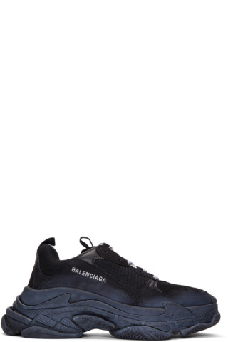 Balenciaga Triple S sneakers for Men  Black in UAE  Level Shoes