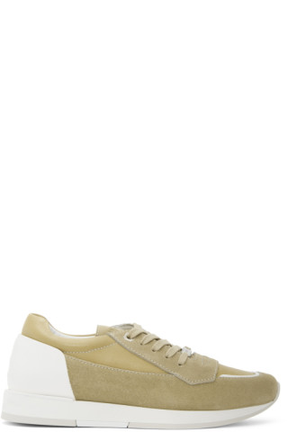 Jimmy Choo: Tan Suede Jett Sneakers | SSENSE