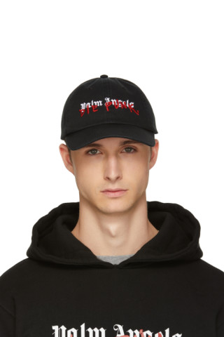 Palm Angels: Black Playboi Carti Edition 'Die Punk' Cap | SSENSE