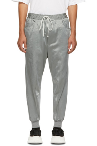 Song for the Mute: Grey Panelled Lounge Pants | SSENSE