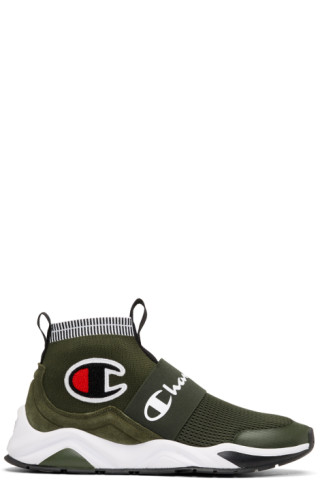 champion shoes olive green