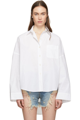 R13: White Oversized Shirt | SSENSE