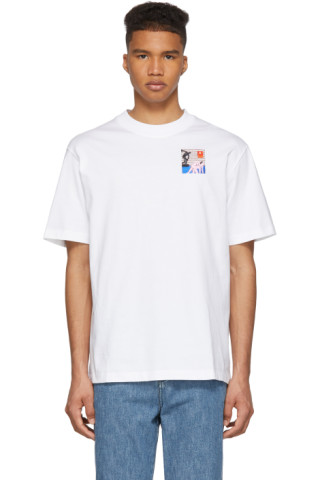 Carne Bollente: White Glandiators T-Shirt | SSENSE