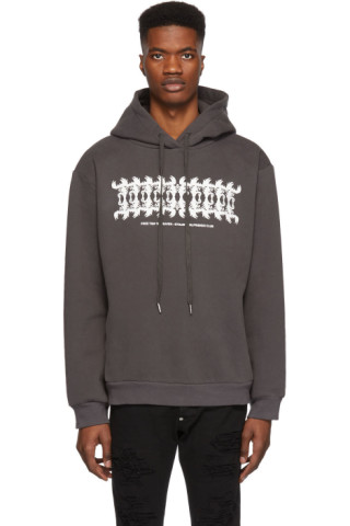 Stolen Girlfriends Club: Grey Scorpion Mirror Hoodie | SSENSE