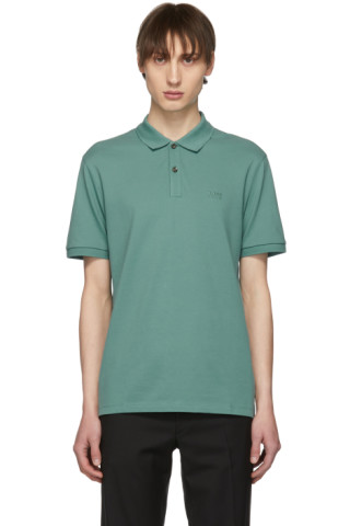 BOSS: Green Pallas Polo | SSENSE