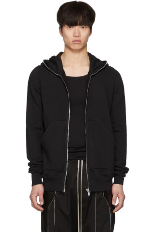 Rick Owens Drkshdw: Black Gimp Hoodie | SSENSE