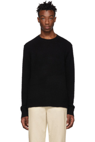 Acne Studios: Black Peele Sweater | SSENSE