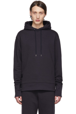 A_Plan_Application: Navy Oversized Hoodie | SSENSE