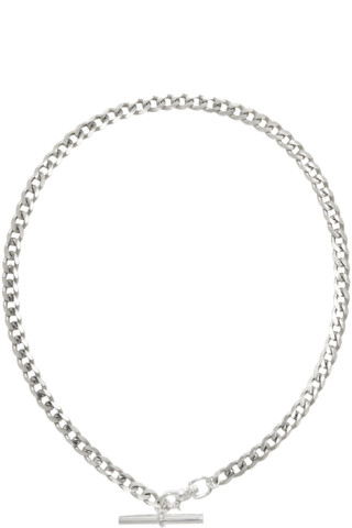 Martine Ali: Silver Niko Necklace | SSENSE