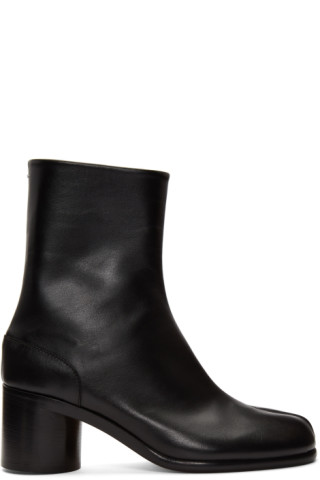 Maison Margiela: Black Tabi Boots | SSENSE