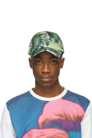 Paul Smith: SSENSE Exclusive Green Paul's Photo Baseball Cap | SSENSE