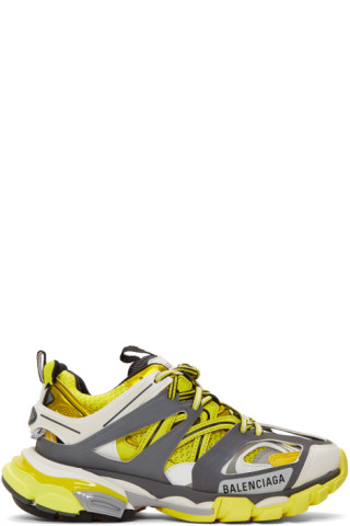 balenciaga race runners mens yellow