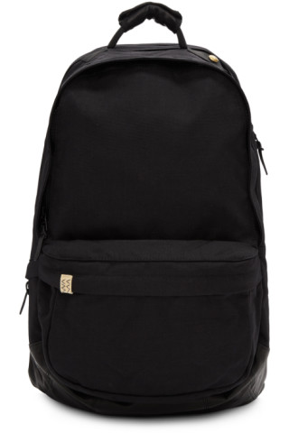 visvim: Black Cordura & Leather 22L Backpack | SSENSE