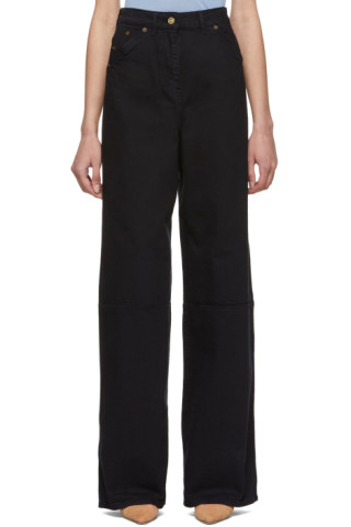 Jacquemus: Navy 'Le Pantalon Prago' Jeans | SSENSE