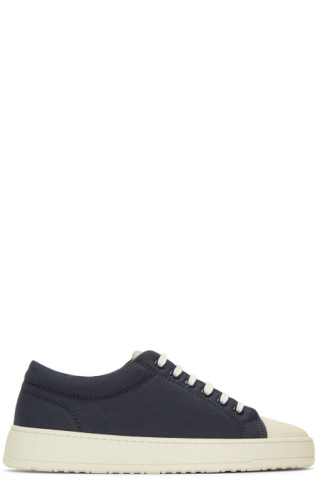 ETQ Amsterdam: Navy & Off-White Kurashiki Sneakers | SSENSE