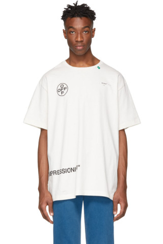 Off-White: Off-White Oversized Stencil T-Shirt | SSENSE