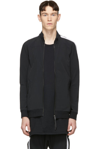 11 by Boris Bidjan Saberi: Black 'Don't' Track Jacket | SSENSE