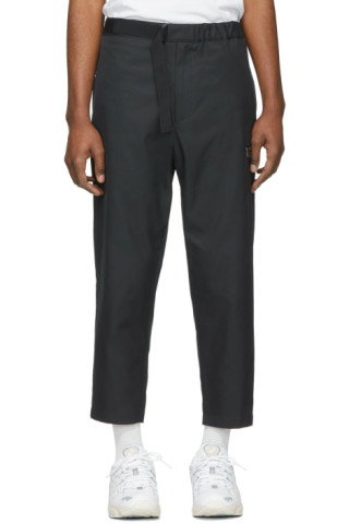 OAMC: Navy Belt Trousers | SSENSE