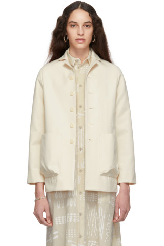 Toogood: Beige 'The Photographer' Jacket | SSENSE