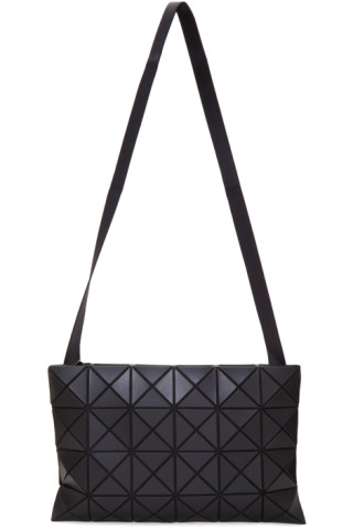 Bao Bao Issey Miyake: Black Lucent Crossbody Bag | SSENSE