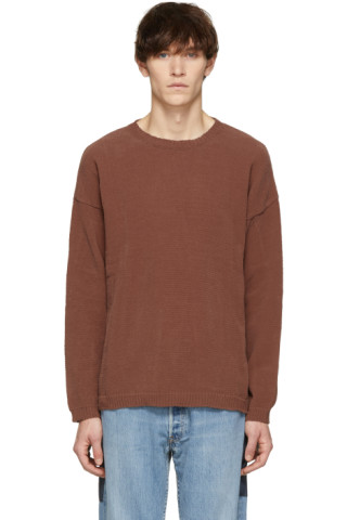 Our Legacy: Pink Chenille Popover Sweater | SSENSE